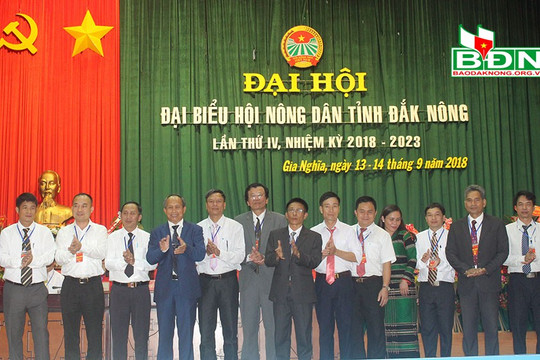 Đại hội đại biểu Hội Nông dân tỉnh Đắk Nông lần thứ IV, nhiệm kỳ 2018-2023