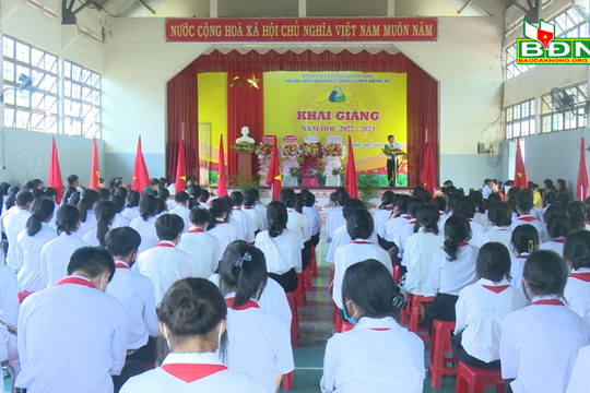 18.340 Học sinh huyện Krông Nô khai giảng năm học mới