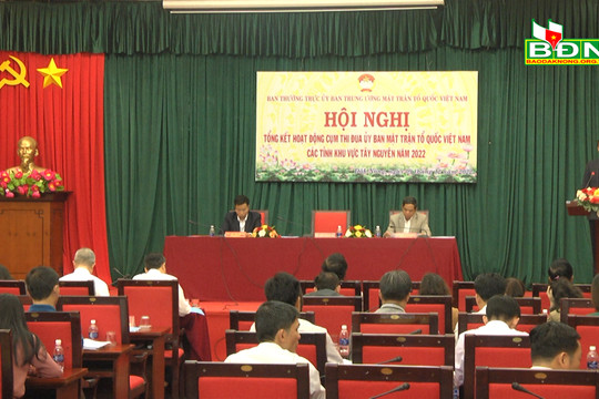 Tổng kết MTTQ Việt Nam các tỉnh Tây Nguyên năm 2022