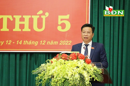 Kỳ họp thứ 5, HĐND tỉnh Đắk Nông khóa IV: Thảo luận làm rõ nhiều vấn đề liên quan đến kinh tế - xã hội của tỉnh