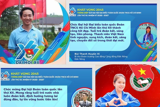 Tuổi trẻ Ðắk Nông gửi gắm khát vọng đến Ðại hội Ðoàn toàn quốc lần thứ XII