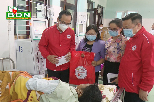 Hội chữ thập đỏ Việt Nam kiểm tra tiến độ thực hiện các phong trào tại tỉnh Đắk Nông