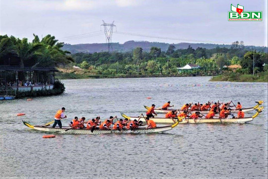 Giải đua thuyền Rồng huyện Krông Nô năm 2023