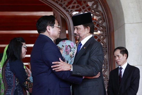 Thủ tướng Phạm Minh Chính hội đàm với Quốc vương Brunei Hassanal Bolkiah