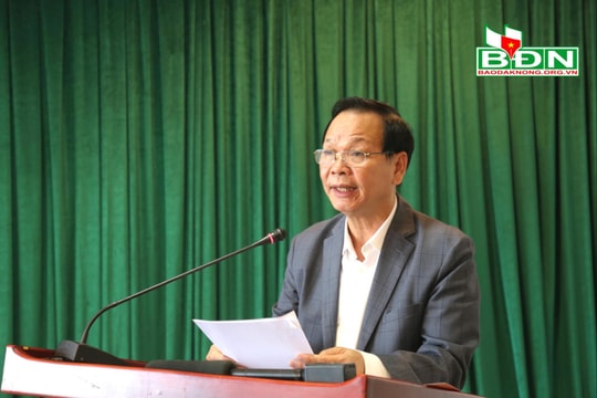 Đồng chí Ngô Thanh Danh dự hội nghị về xây dựng lực lượng công an