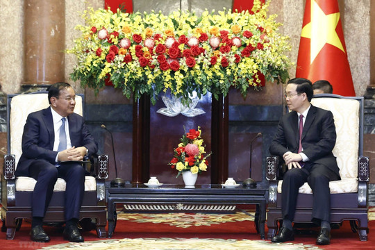 Chủ tịch nước tiếp Phó Thủ tướng, Bộ trưởng Ngoại giao Campuchia