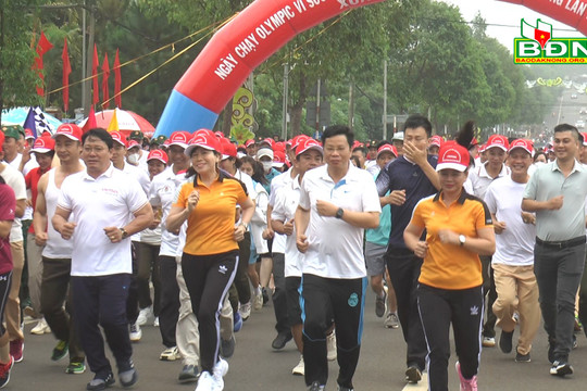 Ngày chạy Olympic toàn dân và Giải việt dã tỉnh Đắk Nông