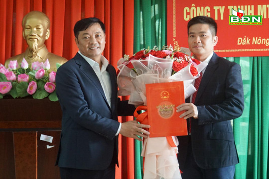 Ông Nguyễn Thừa Anh kiêm Giám đốc Công ty thủy lợi Đắk Nông