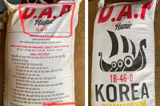 Cảnh giác với phân bón giả, kém chất lượng