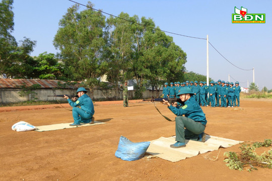 Lực lượng quân sự huyện Đắk Glong: Sẵn sàng đáp ứng yêu cầu nhiệm vụ trong tình hình mới
