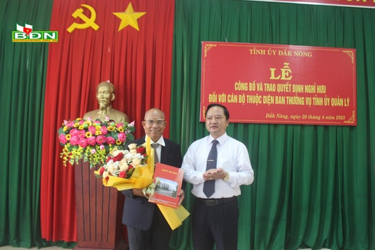 Phó Chủ tịch Hội Nông dân Đắk Nông Hồ Ngọc Đại nghỉ hưu