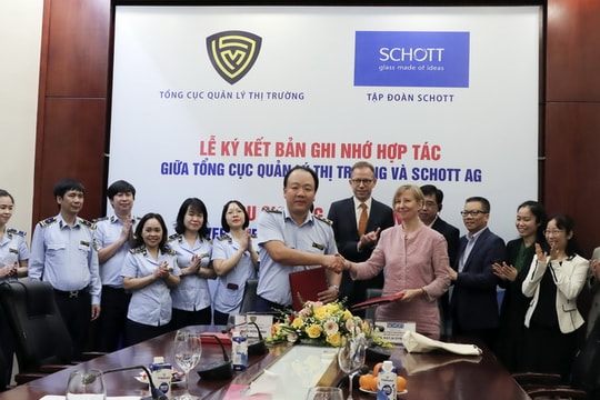Quản lý thị trường hợp tác với doanh nghiệp Đức phòng, chống hàng giả