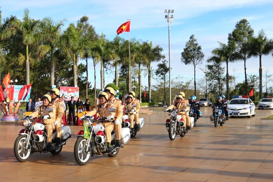 Công an Đắk Nông thắt chặt an ninh dịp nghỉ lễ