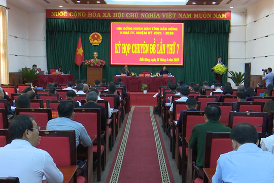 Kỳ họp Chuyên đề lần thứ 7, HĐND tỉnh Đắk Nông