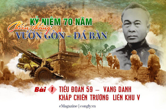 Kỷ niệm 70 năm chiến thắng Vườn Gòn - Đá Bàn: Tiểu đoàn 59 – vang danh khắp chiến trường Liên khu V