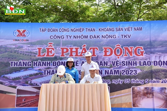 Công ty Nhôm Đắk Nông phát động Tháng an toàn vệ sinh lao động