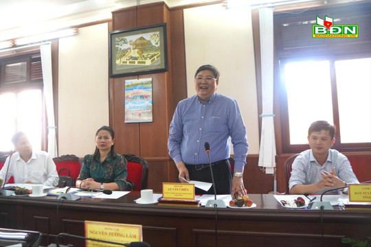 Ủy ban quốc gia về thanh niên Việt Nam làm việc với tỉnh Đắk Nông