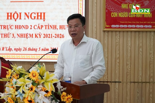 Đồng chí Lưu Văn Trung chủ trì giao ban Thường trực HĐND 2 cấp tỉnh Đắk Nông
