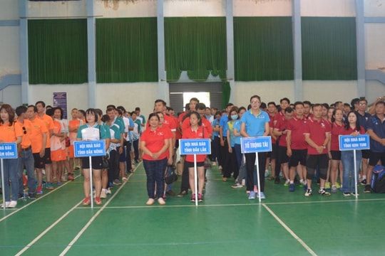 Khai mạc Hội thao báo chí khu vực Tây Nguyên