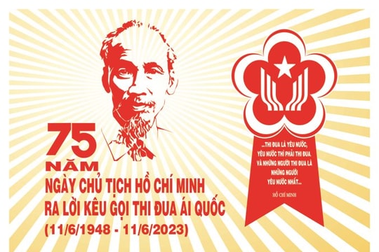 Giới thiệu bộ tranh cổ động nhân 75 năm Bác Hồ kêu gọi thi đua ái quốc