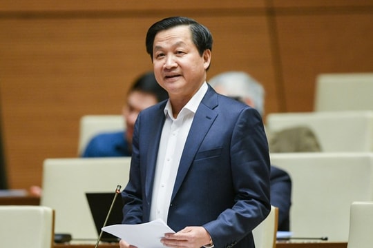 PHÓ THỦ TƯỚNG CHÍNH PHỦ LÊ MINH KHÁI CÙNG 4 TƯ LỆNH NGÀNH TRẢ LỜI CHẤT VẤN