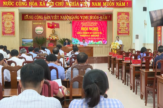 Huyện ủy Đắk R’lấp tổ chức Hội nghị đánh giá giữa nhiệm kỳ