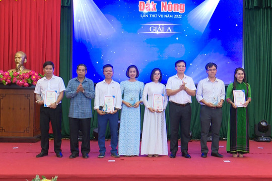 Gặp mặt và trao Giải Báo chí tỉnh Đắk Nông lần thứ VII