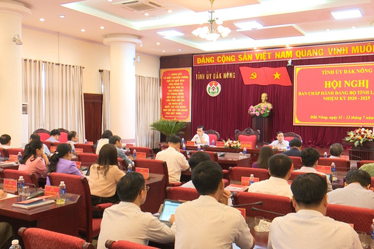 Bế mạc Hội nghị BCH Đảng bộ tỉnh Đắk Nông lần thứ 12