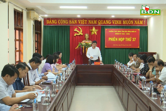 Thường trực HĐND Đắk Nông họp Phiên thứ 37
