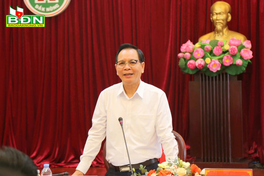 Ban Thường vụ Tỉnh ủy Đắk Nông làm việc với Tập đoàn TH