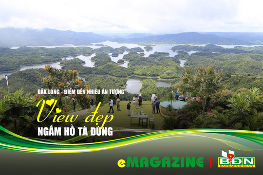 “View đẹp” ngắm hồ Tà Đùng