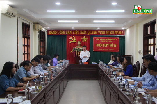 Phiên họp thứ 38 Thường trực HĐND tỉnh Đắk Nông