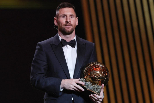 Lionel Messi thiết lập kỷ lục về số lần giành Quả bóng Vàng