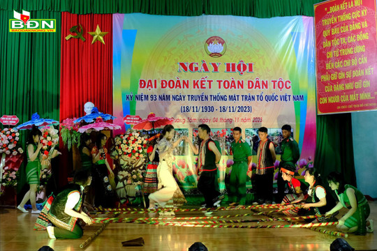 Xã Quảng Tâm hân hoan tổ chức Ngày hội Đại đoàn kết toàn dân tộc