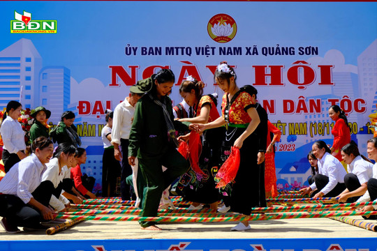 Đặc sắc Ngày hội Đại đoàn kết toàn dân tộc năm 2023 tại Quảng Sơn