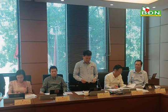 ĐBQH Đắk Nông Dương Khắc Mai tham gia góp ý dự án luật
