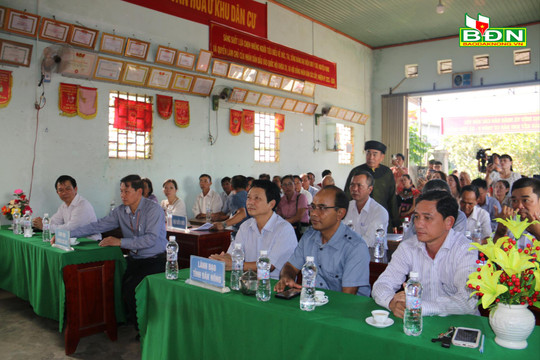 Sôi nổi Ngày hội Đại đoàn kết dân tộc tại khu dân cư xã Tâm Thắng