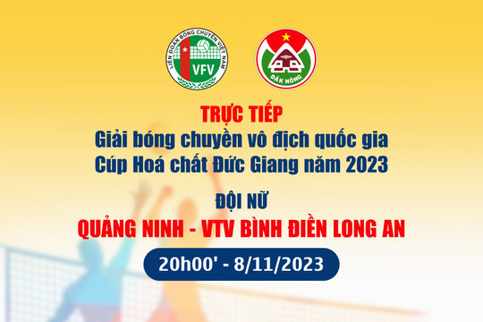 Giải bóng chuyền vô địch quốc gia: Đội nữ VTV Bình Điền Long An thắng chóng vánh Quảng Ninh 3-0
