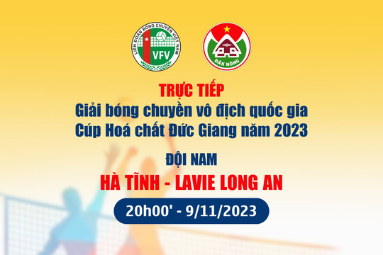 Giải bóng chuyền vô địch quốc gia: Đội nam Hà Tĩnh thắng Lavie Long An 3-0
