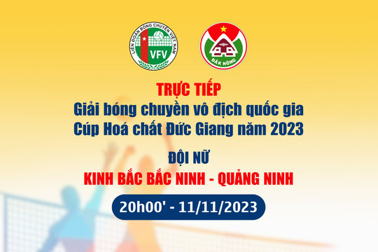  Giải bóng chuyền vô địch quốc gia : Đội nữ Quảng Ninh thắng Kinh Bắc Bắc Ninh 3-1