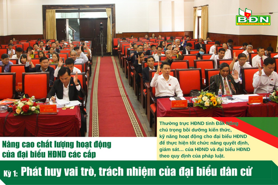 Nâng cao chất lượng hoạt động của đại biểu HĐND các cấp