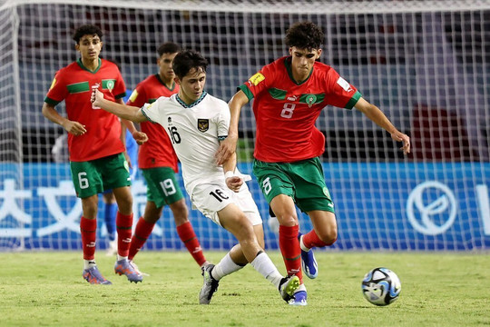 Thua trận quyết định, U17 Indonesia mơ lập kỳ tích World Cup bằng thẻ phạt