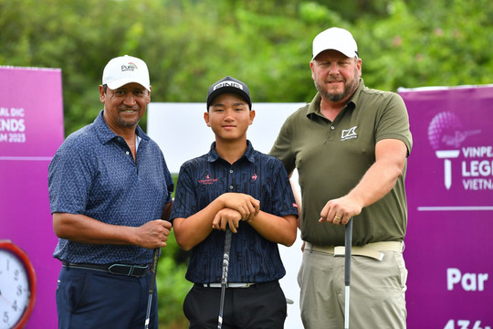 Golfer Việt Nam gây ấn tượng tại giải golf các huyền thoại