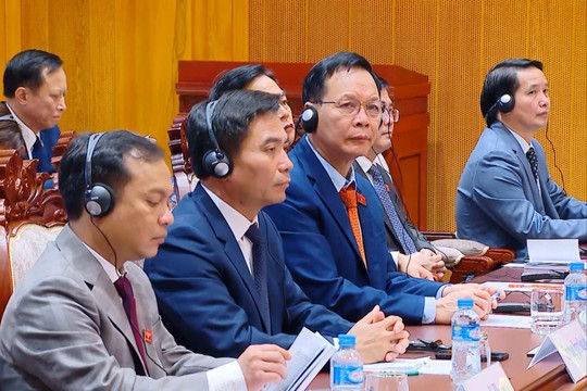 Đồng chí Ngô Thanh Danh tham gia Đoàn đại biểu cấp cao Quốc hội Việt Nam tại Lào
