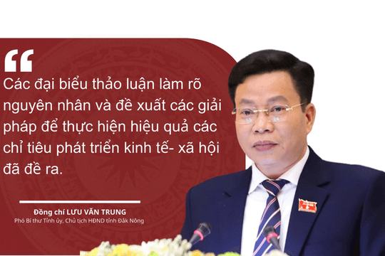 HĐND tỉnh Đắk Nông thảo luận làm rõ nhiều hạn chế, bất cập