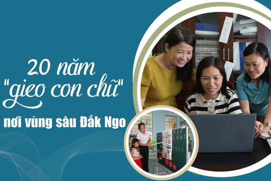 20 năm "gieo con chữ" nơi vùng sâu Đắk Ngo
