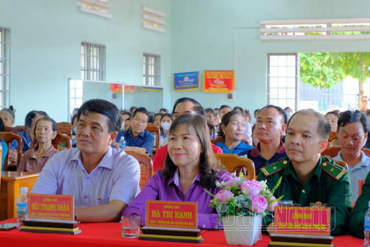 “Ấm áp biên cương” chiều cuối năm 2023 tại xã Thuận An
