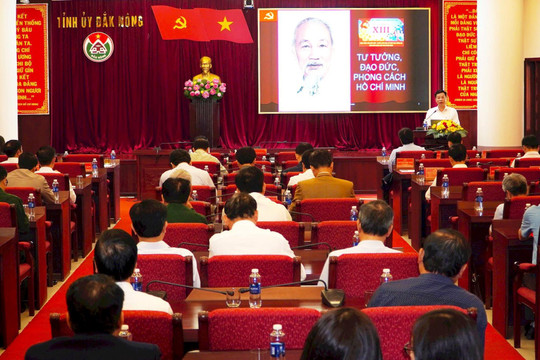 Đắk Nông nghiên cứu, quán triệt Chuyên đề học tập và làm theo Bác năm 2024