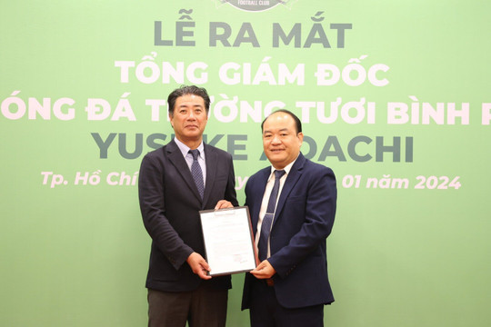 Ra mắt Tổng Giám đốc CLB bóng đá Bình Phước