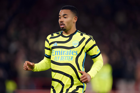 Kết quả Ngoại Hạng Anh: Jesus lập công, Arsenal thắng Nottingham Forest